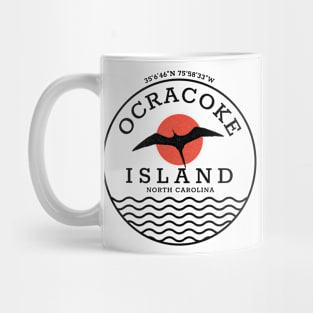 Ocracoke Island, NC Summertime Vacationing Seagull Sunrise Mug